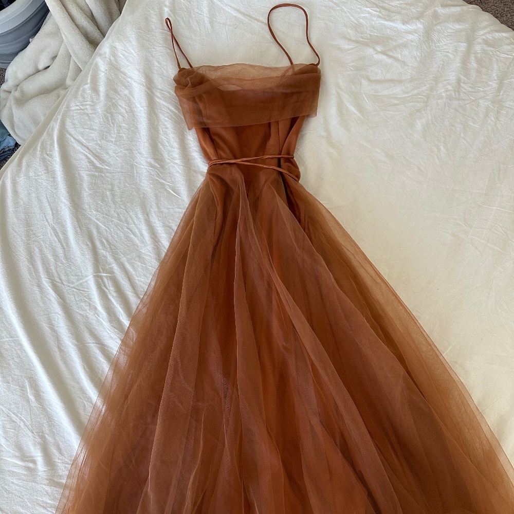 Tulle Midi Dress